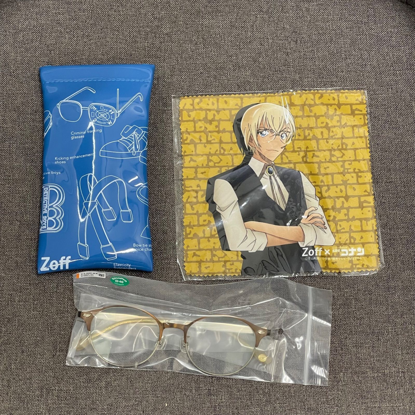 「Zoff×名探偵コナン コラボコレクション」(安室透モデル) NPA】未使用品 Zoff ゾフ 名探偵コナン 安室透モデル メガネ 眼鏡