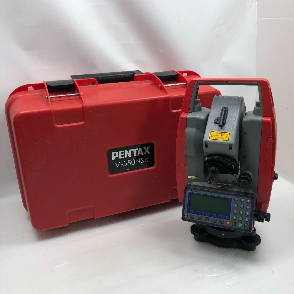 PENTAX ペンタックス 工具 レーザー機器 トータルステーション ケース付 コードレス式 V-550 NSc レッド