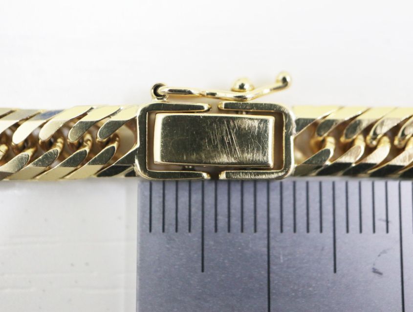 K 18 キヘイ 喜平 アンクレット 8面トリプル 20 4ｇ 8メントリプル 18金 イエローゴールド 750 YG ジュエリー