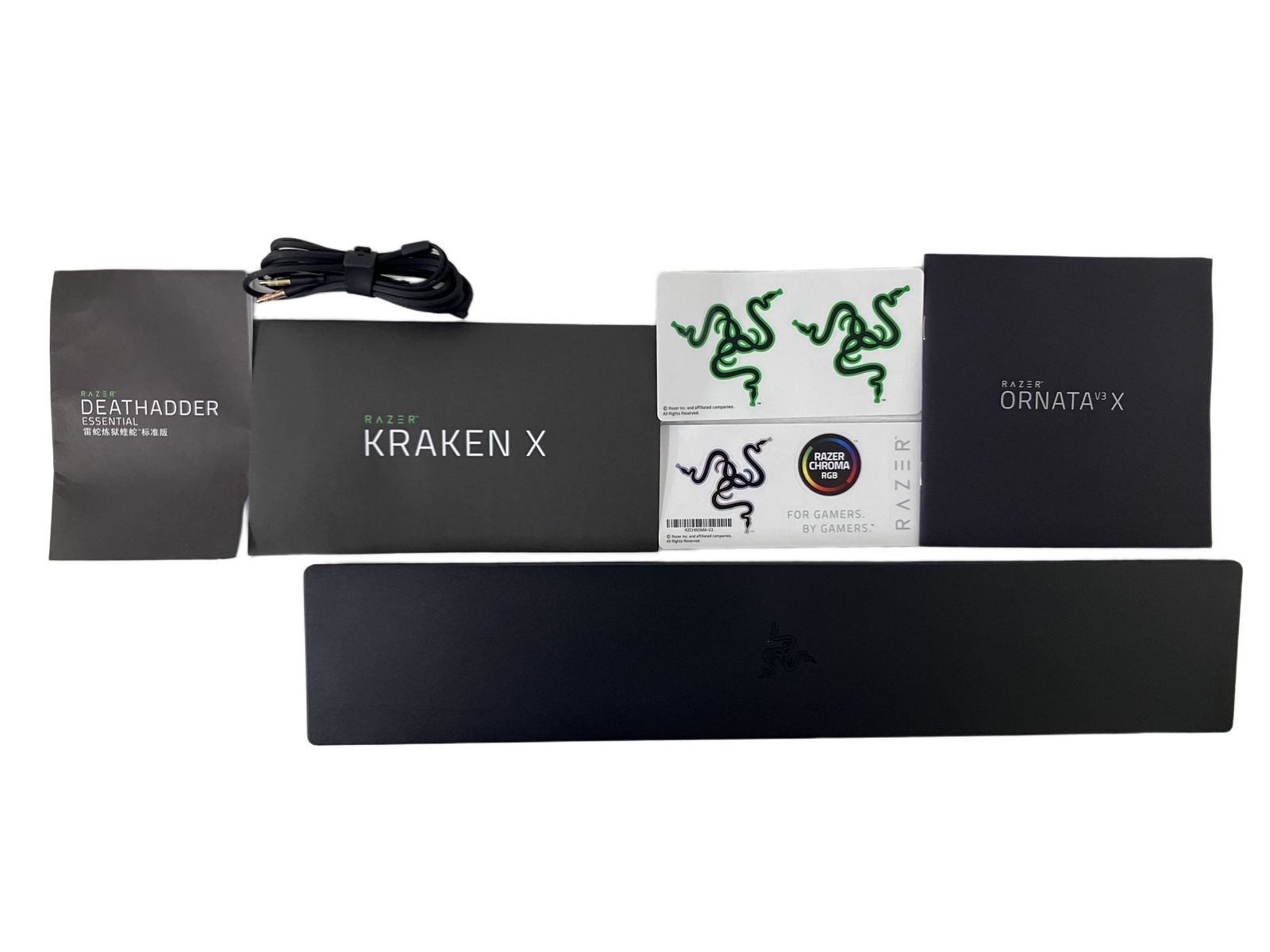 RAZER RZ 04-0295 ヘッドセット|RZ 03-0447 キーボード|RZ 01-03850 マウス 3点セット レイザー 良好