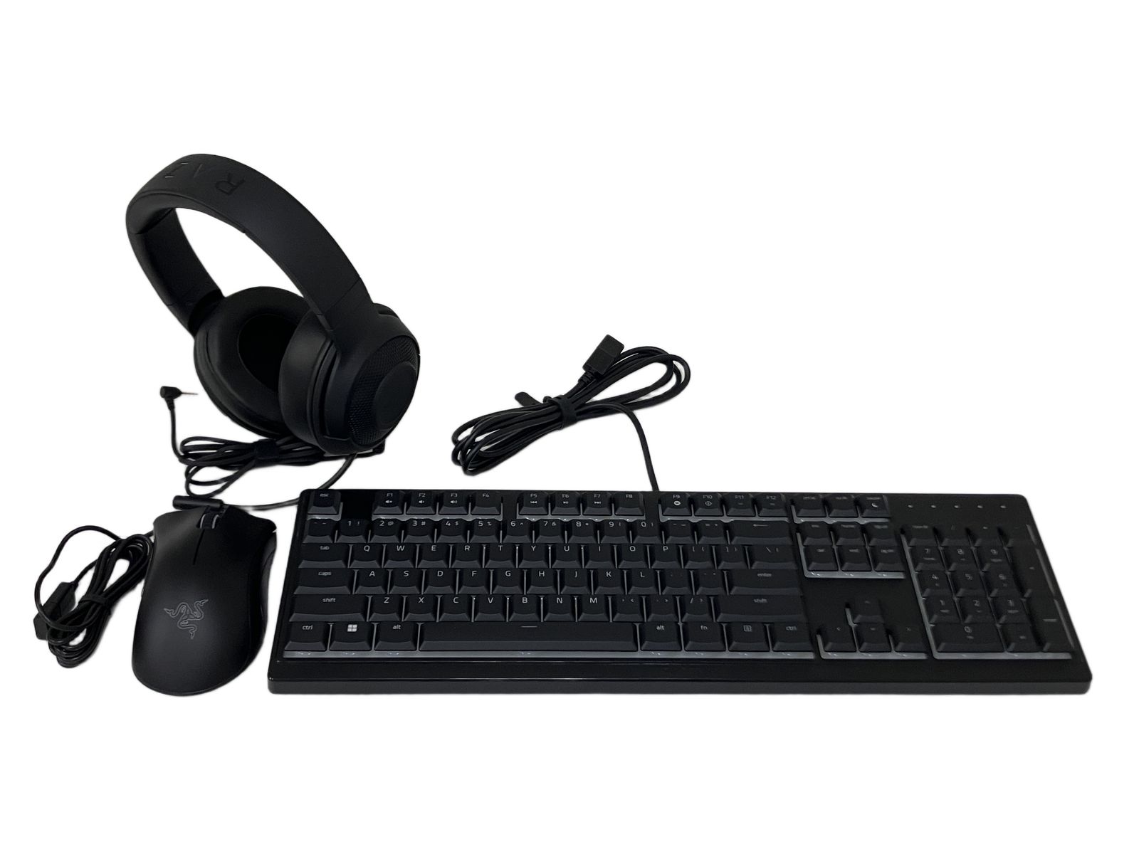 RAZER RZ 04-0295 ヘッドセット|RZ 03-0447 キーボード|RZ 01-03850 マウス 3点セット レイザー 良好