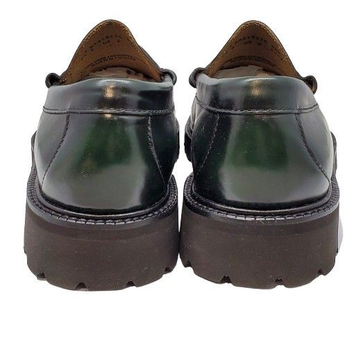  HUF ハフ G H BASS コラボ ダブルネーム LARSON PENNY ローファー レザー 皮革 メンズ 靴 シューズ US 9 27 cm き ローファー ブーツ 革靴