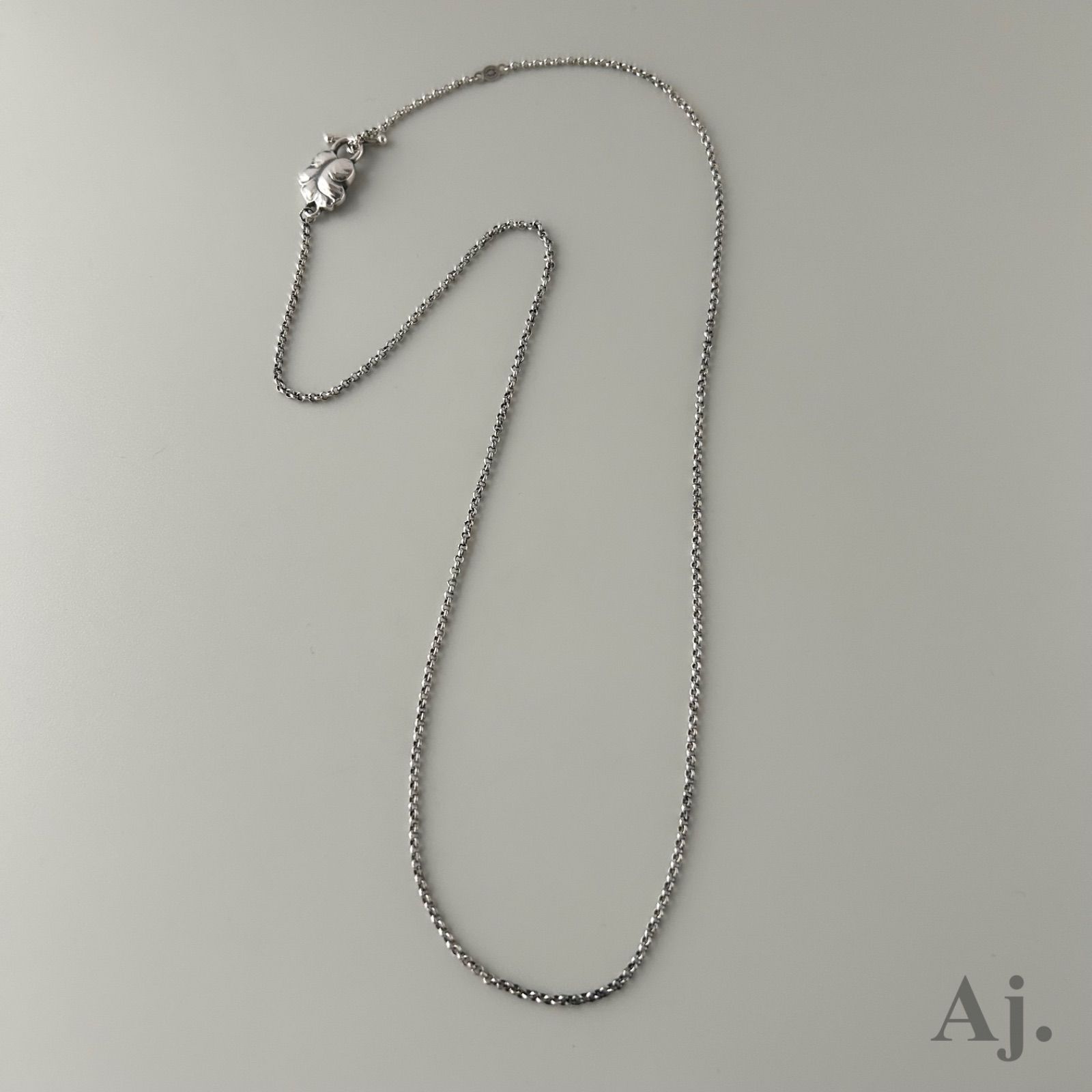 ジョージ ジェンセン チェーン ネックレス リーフ Silver 925 Georg