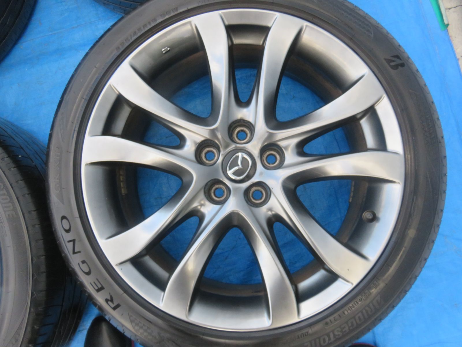  SFC 3942 マツダ アテンザ GJ系 19インチ 19 7 5 J 45 5穴 PCD 114 3 ホイールタイヤ 225 R 夏タイヤ ４本セット 19インチ タイヤ ホイールセット