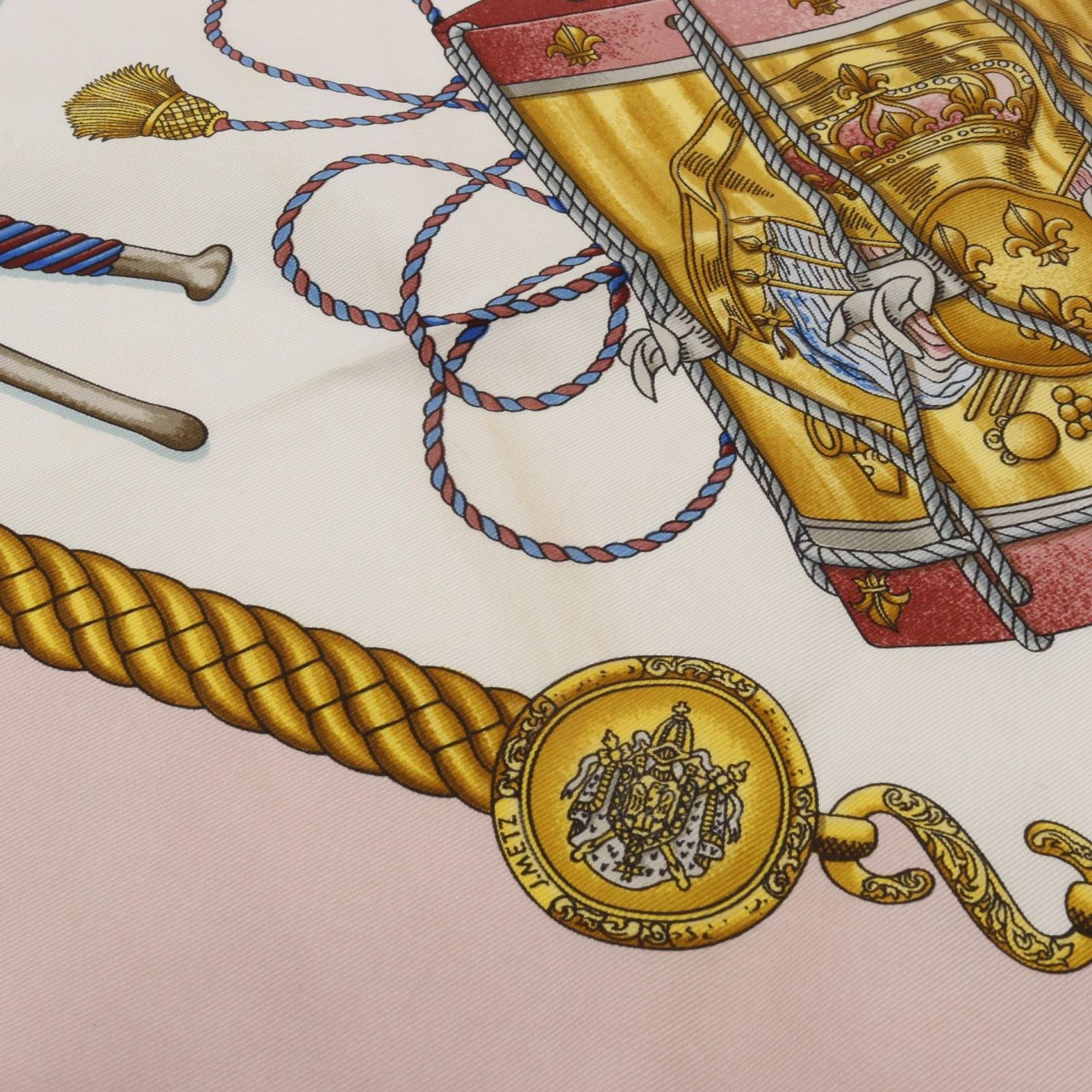 エルメス HERMES スカーフ カレ90 LES TAMBOURS シルク スカーフ