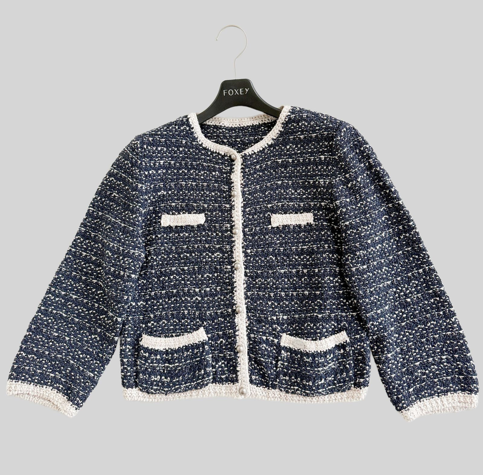 美品FOXEY/フォクシー 35907 Jacket(Summer Tweed) ジャケット サマー