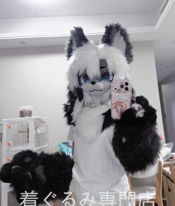 在庫あり 狼　ケモノ　着ぐるみ　マスク　コスプレ　コスチューム　一式 狼 着ぐるみ ヘッド ケモノ ファースーツ マスク ぬいぐるみ コスプレ
