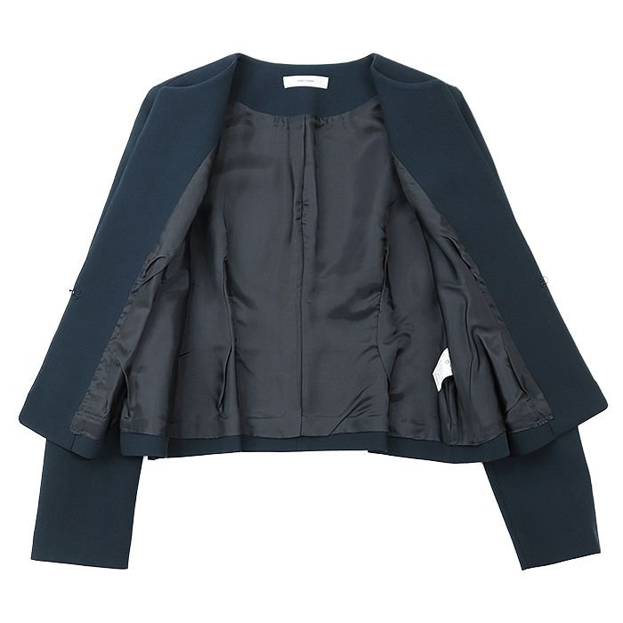 SALE【美品】YOKO CHAN ヨーコチャン ノーカラージャケット ウエスト