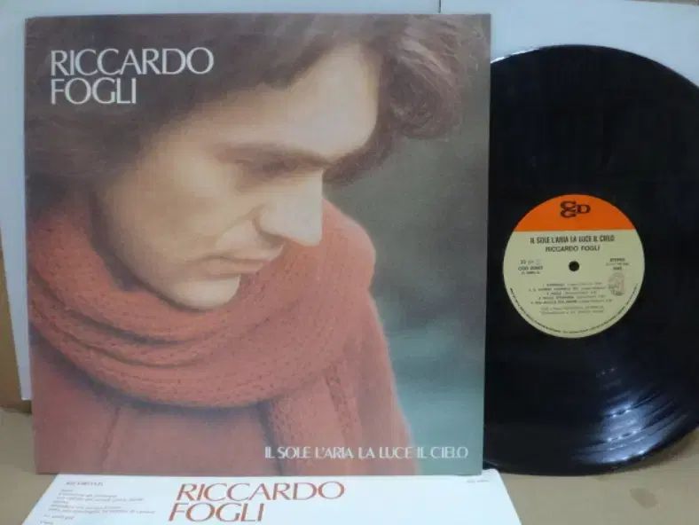 ITALY LP Riccardo Fogli ー 1977 年 早い