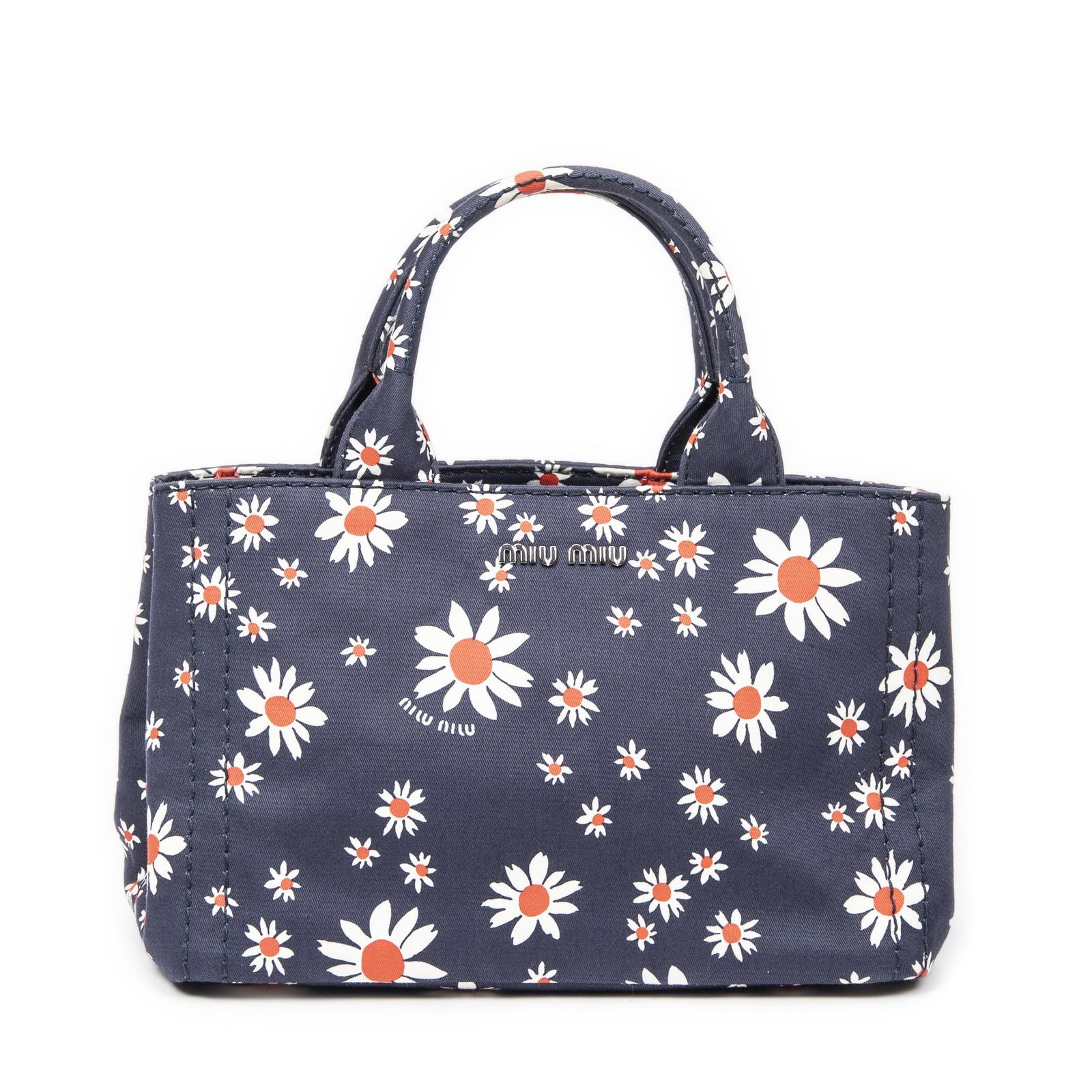 レディース miu miu 花柄 トートバッグ