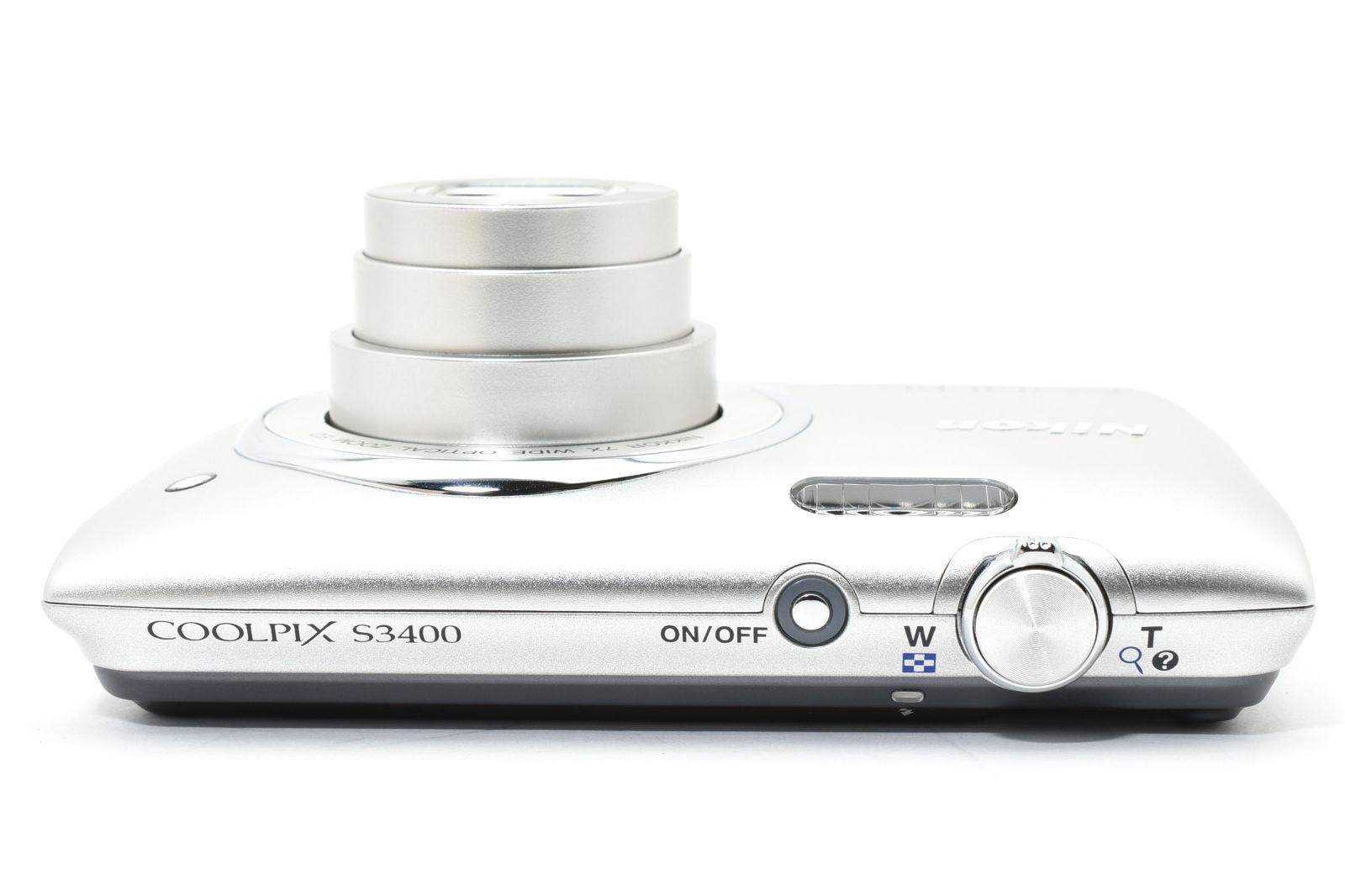超美品] Nikon ニコン COOLPIX S3400 シルバー コンパクトデジタル