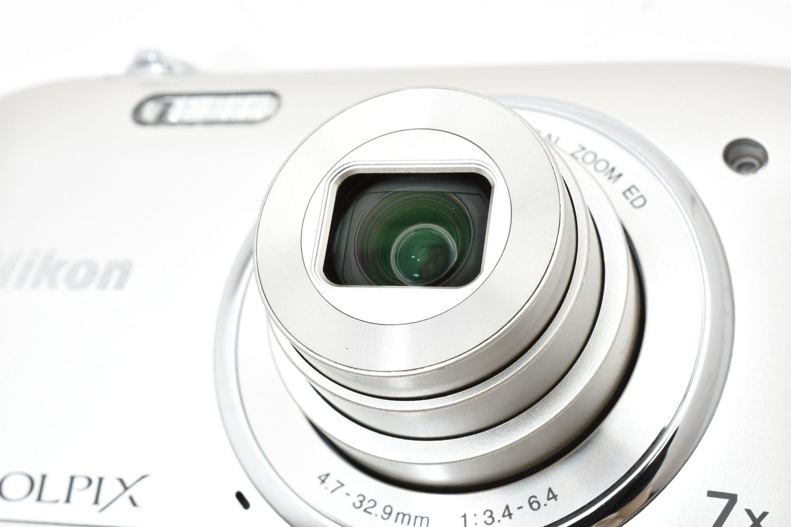 超美品] Nikon ニコン COOLPIX S3400 シルバー コンパクトデジタル