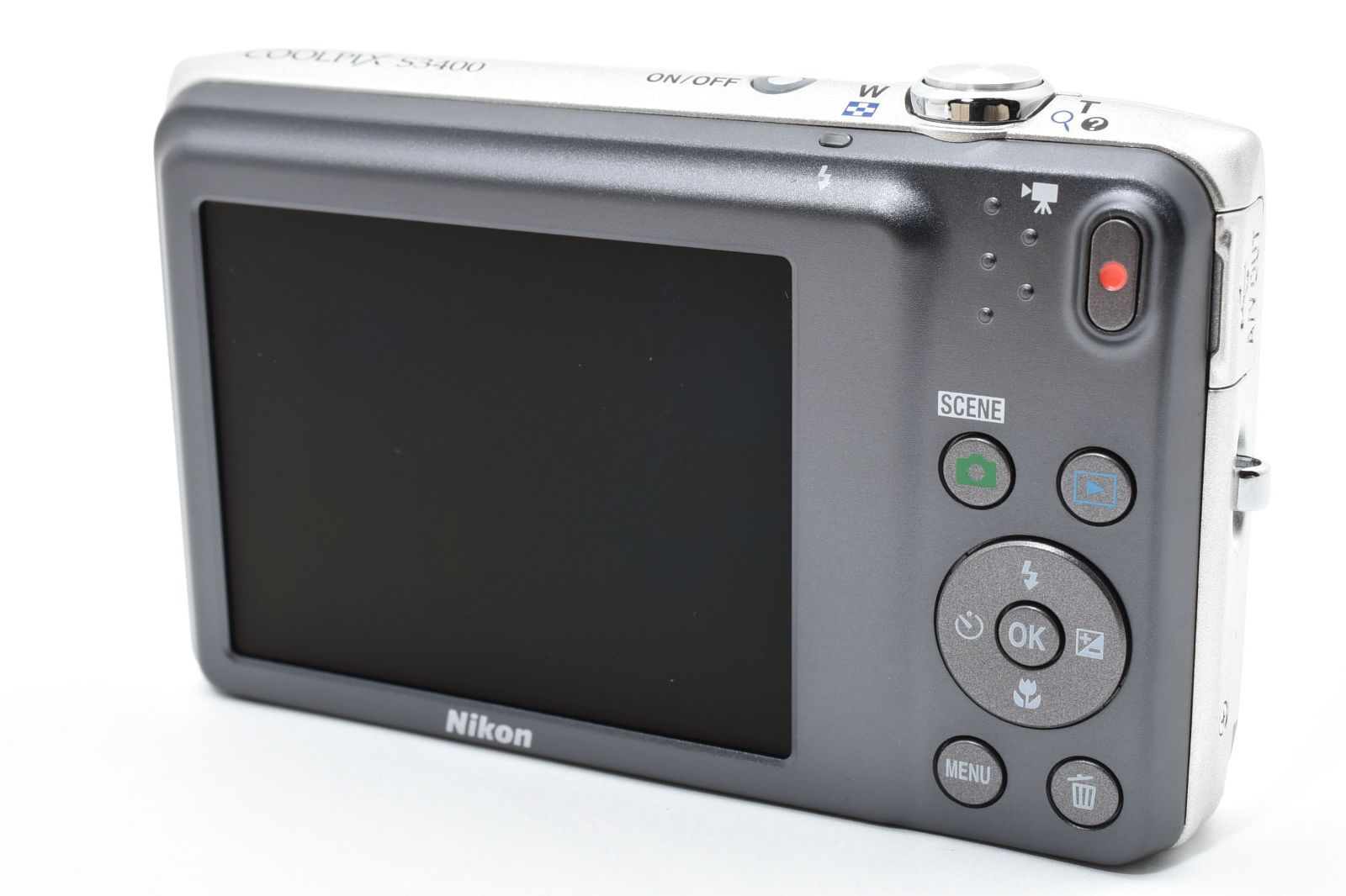 超美品] Nikon ニコン COOLPIX S3400 シルバー コンパクトデジタル