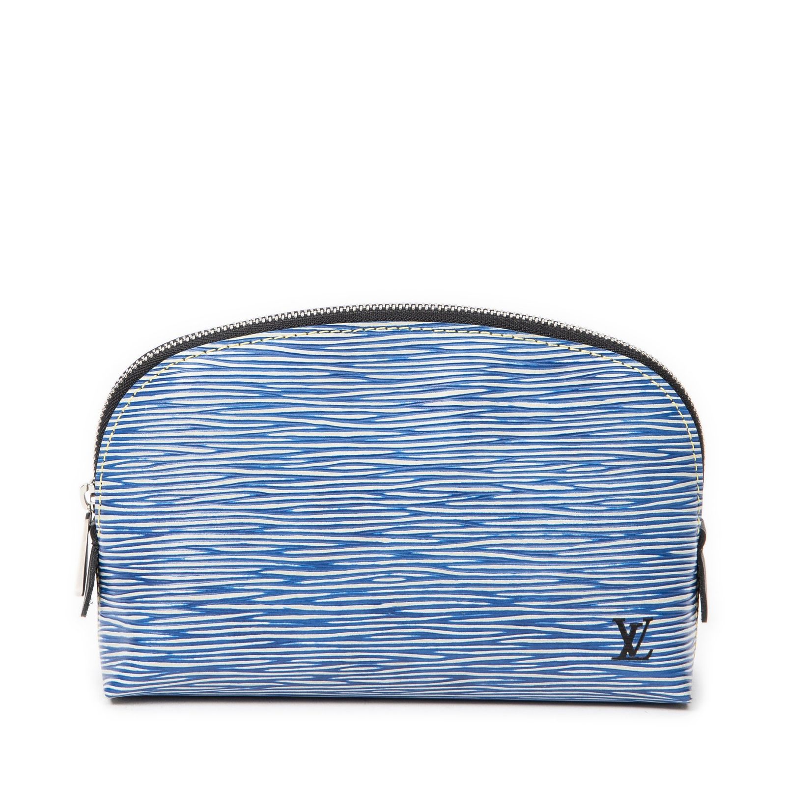 LOUIS VUITTON ルイヴィトン化粧ポーチ青デニムエピA