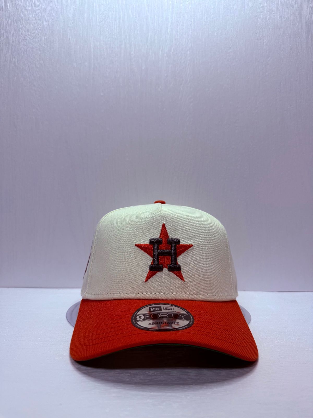 Newera ヒューストンアストロズ シルバーアニバーサリー 9 forty A-FRAME スナップバックキャップ ツートン