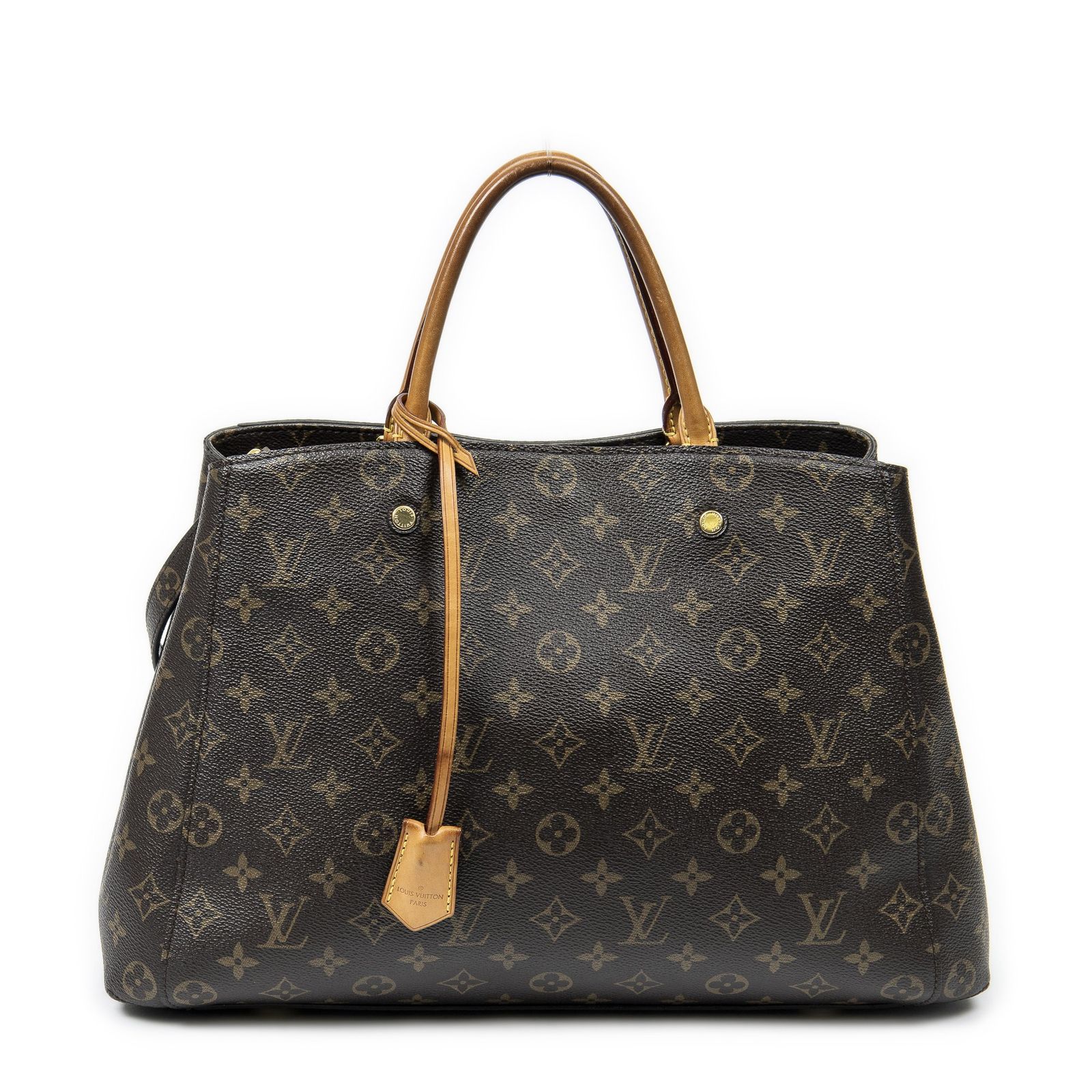 LOUIS VUITTON ルイヴィトンモンテーニュ茶色モノグラムキャンバスAB