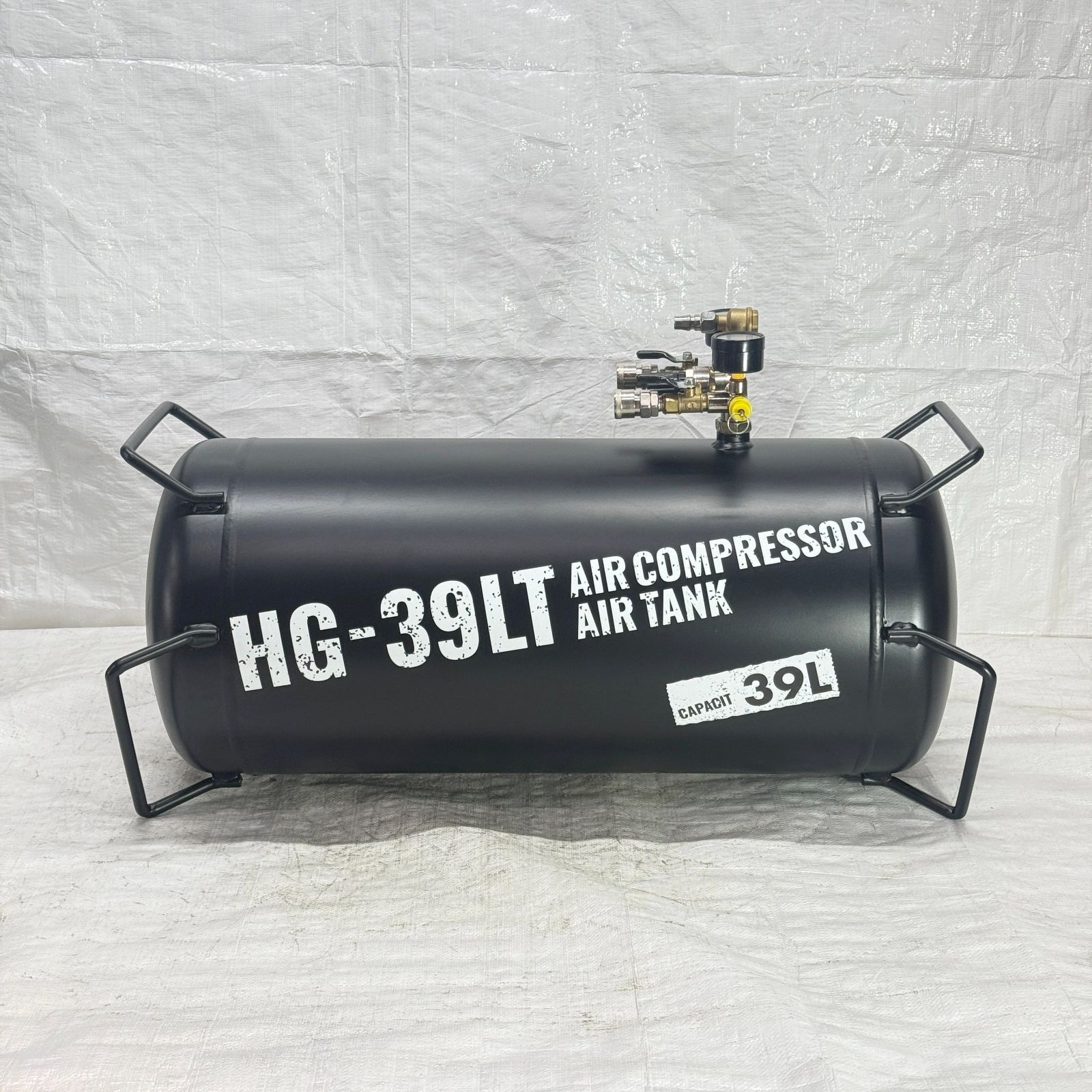 展示品 エアタンク スチール製 サブタンク 容量39 L 最大圧力0.9 MPa HG-39 LT 1145