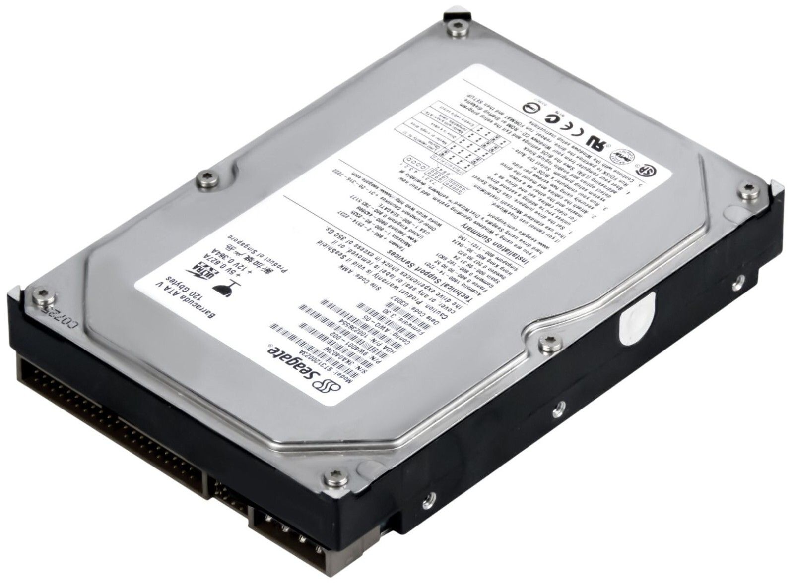 3年保証】Hard Drive Seagate Barracuda ATA V ST3120023A 120GB