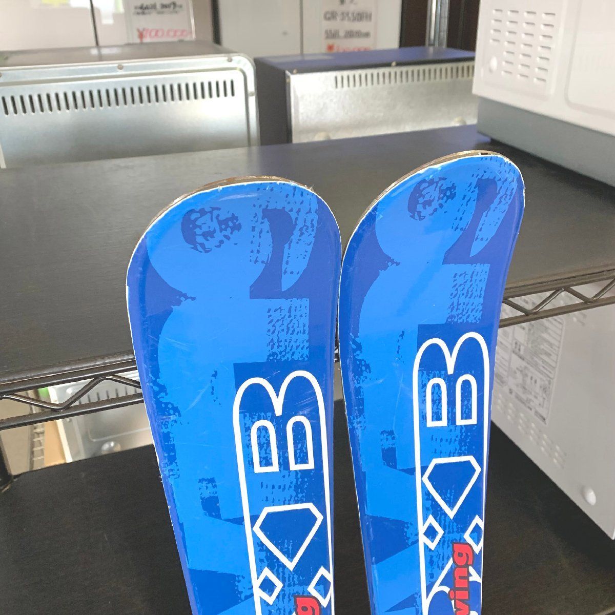 中古 ○BXB○ XXX2W スキー板 150cm ビンディング付 ブルー ユニ