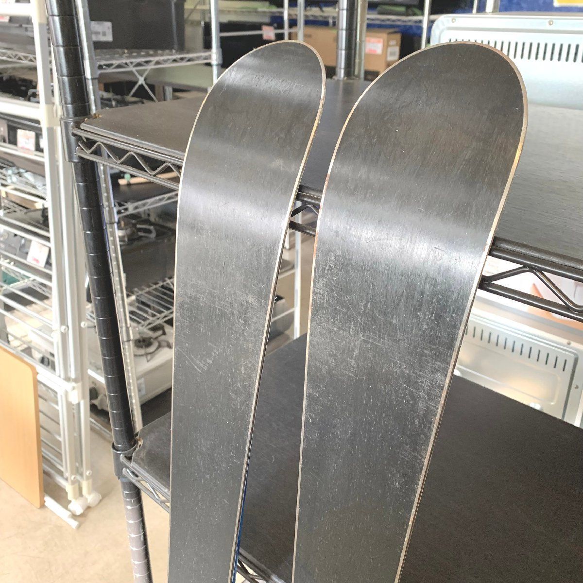 中古 ○BXB○ XXX2W スキー板 150cm ビンディング付 ブルー ユニ