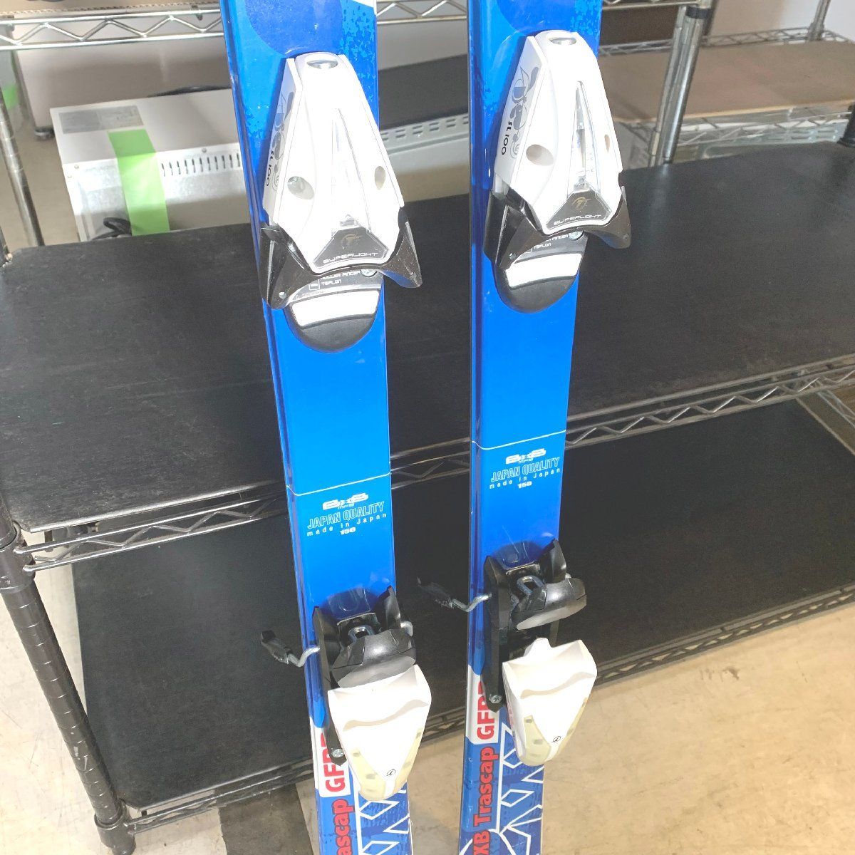 中古 ○BXB○ XXX2W スキー板 150cm ビンディング付 ブルー ユニ