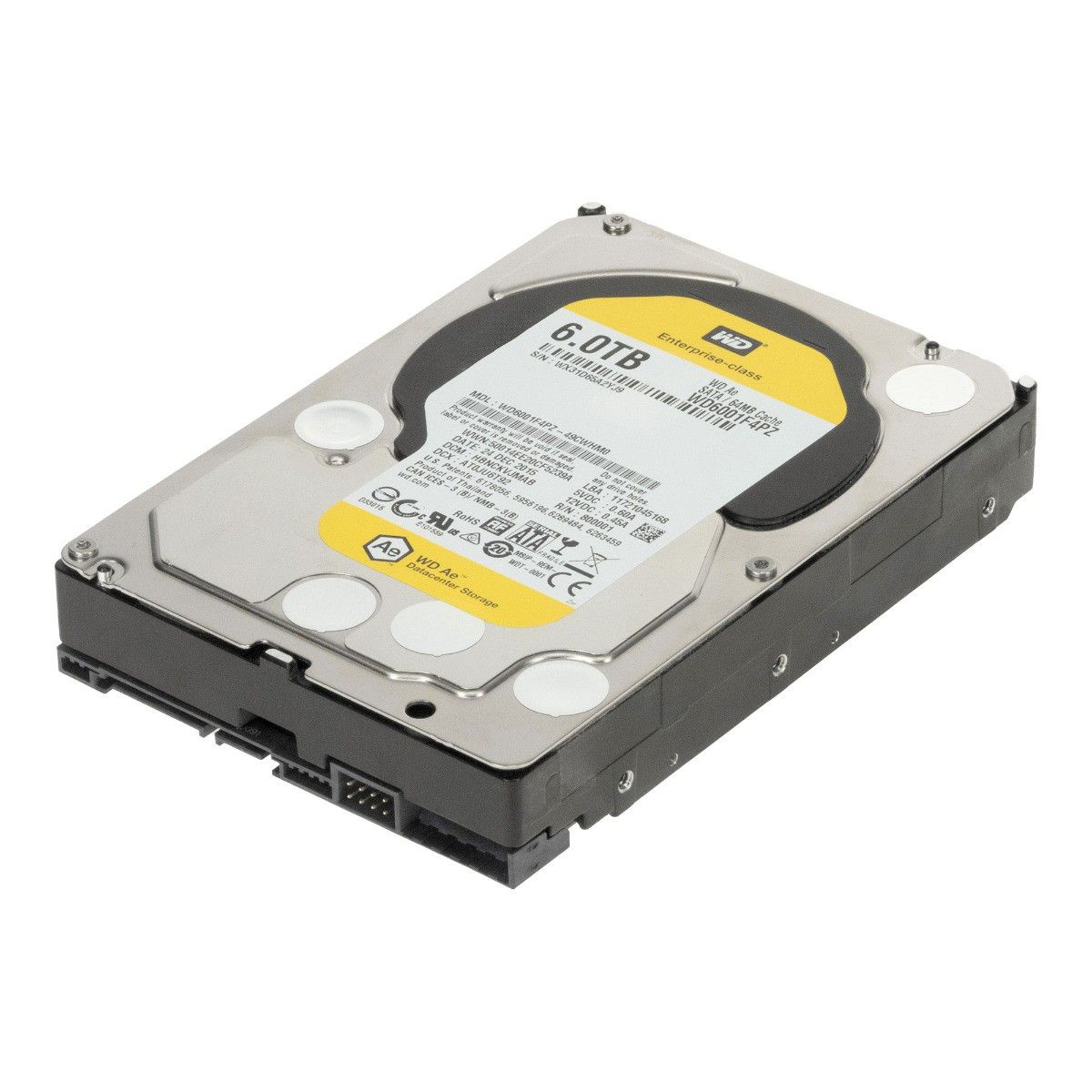 3年保証 WD Ae 6 TB 5760 RPM 64 MB SATA III 3.5 Hard Drive