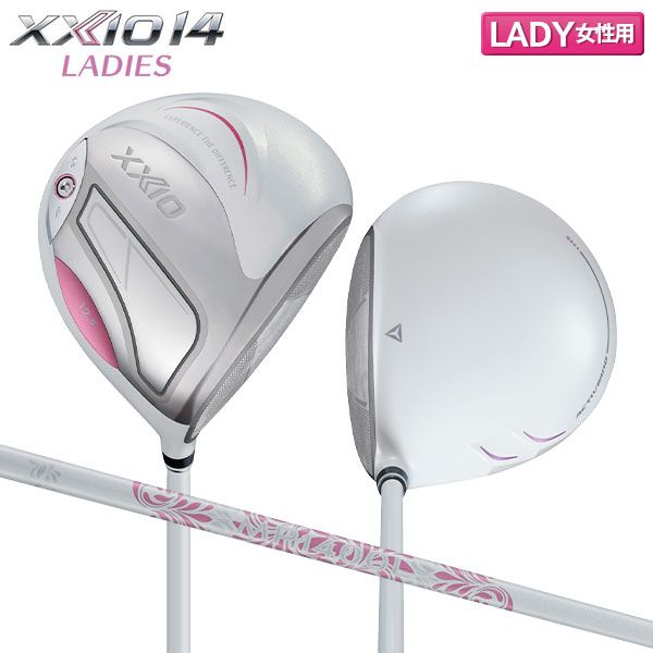 レディース ダンロップ ゼクシオ14 ドライバー ゼクシオ MP1400L カーボンシャフト ホワイト