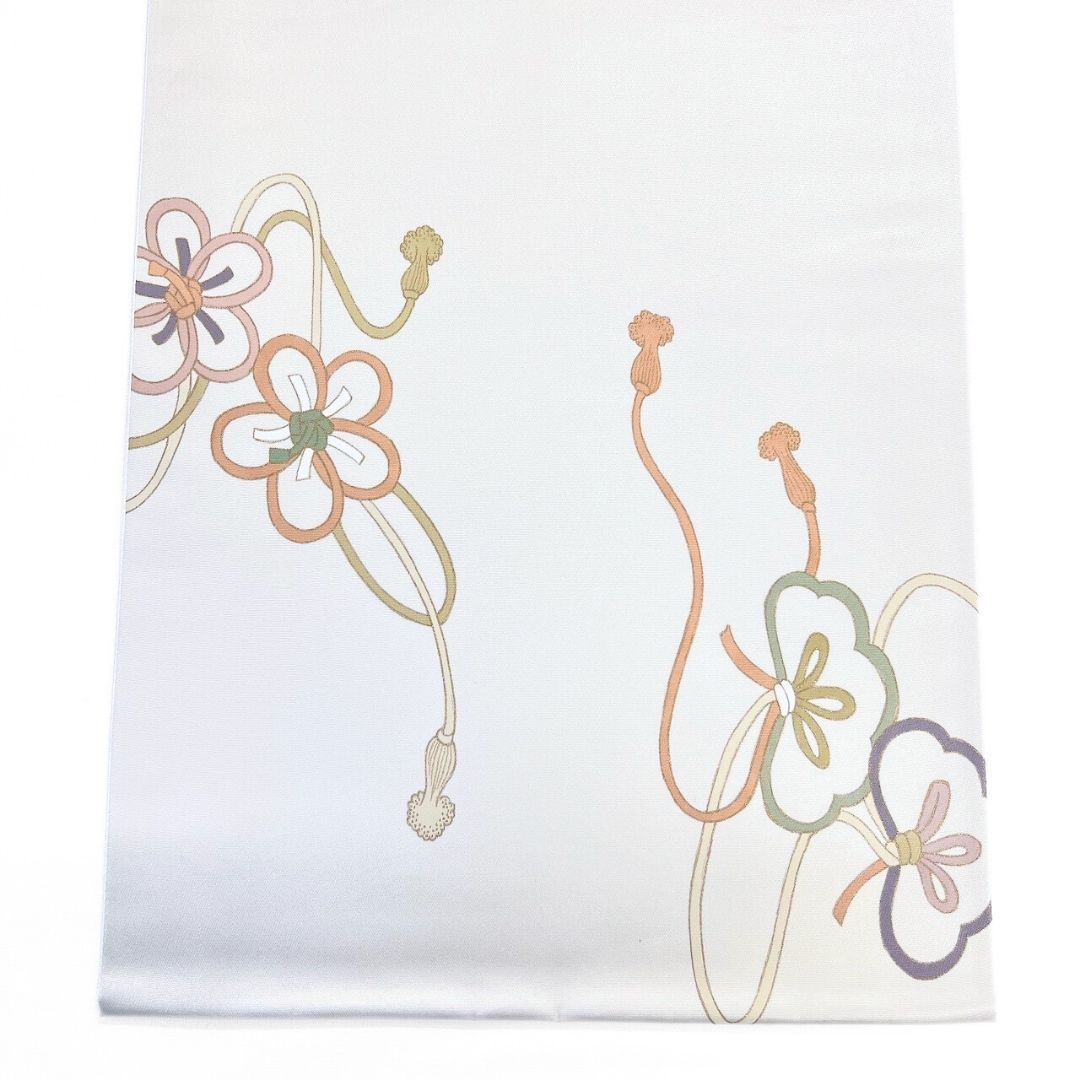 未着用　市松模様　菊花　七宝　袋帯　着物　023a p 未着用 市松模様 菊花 七宝 袋帯 着物 023a p