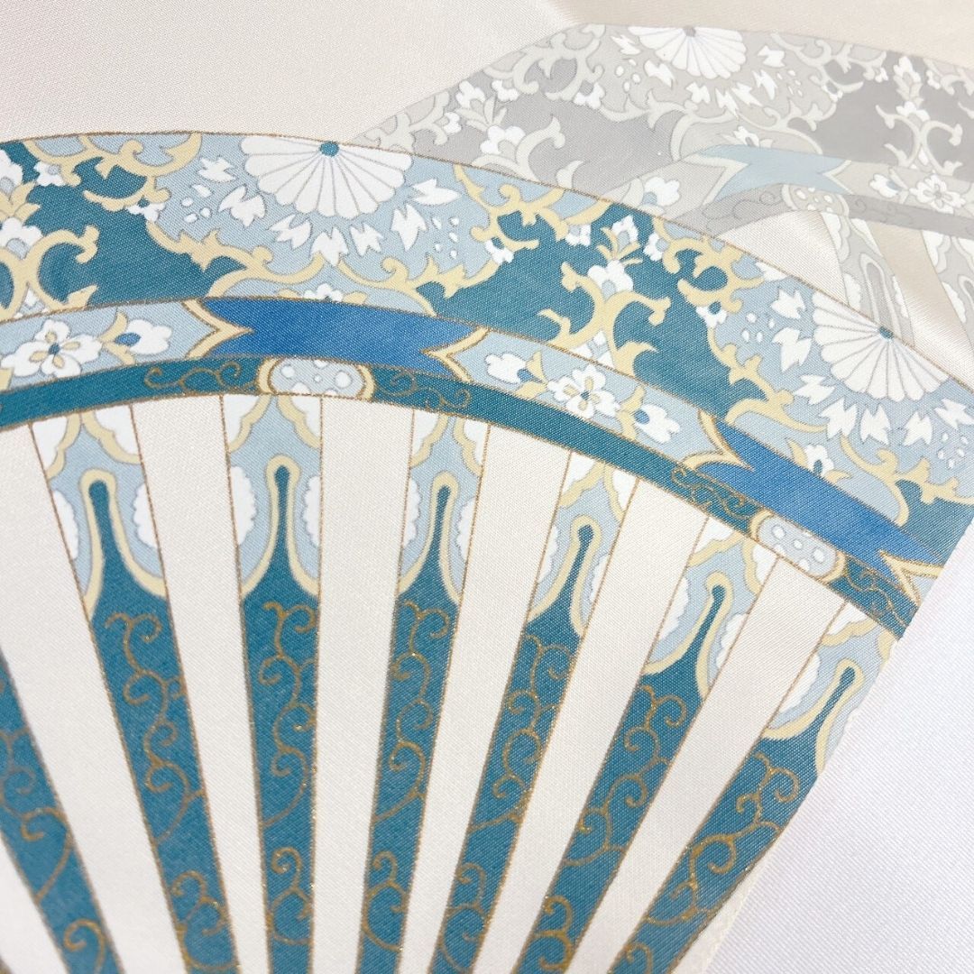 未着用　袋帯　市松　菊　花模様　花菱　パステルカラー　着物　034a d 袋帯 市松模様 花模様 菊花 童 金粉 着物 122 p ms - メルカリ