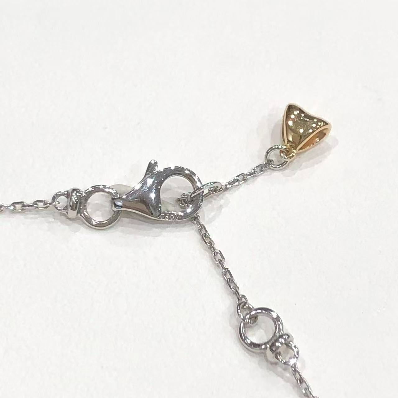 サトロ SARTORO ネックレス K18WG K18PG ダイヤモンド 0.55ct サトロ SARTORO ネックレス K18WG K18PG ダイヤモンド 0.55ct