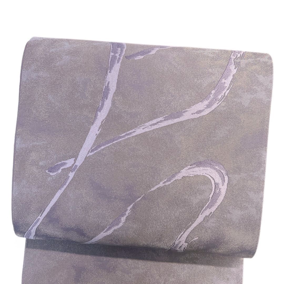 袋帯 未着用 作家もの 霞 抽象模様 金糸 着物 122 p ms - メルカリ