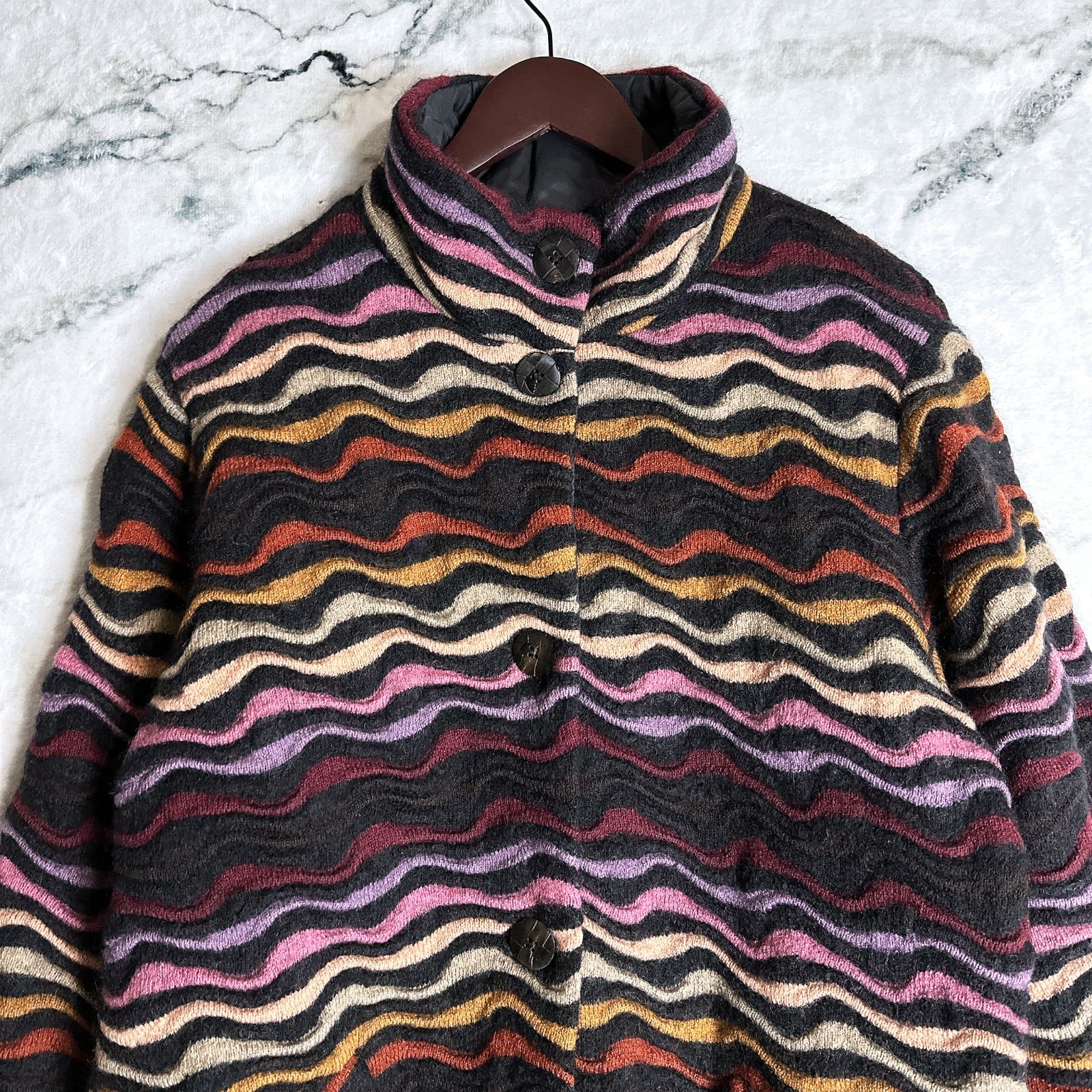 ベッティ様MISSONI ミッソーニ ニットジャケット モヘア コート 48 ベッティ様MISSONI ミッソーニ ニットジャケット モヘア コート 48