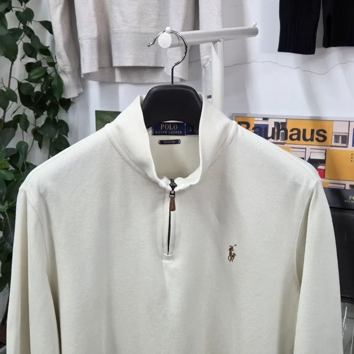 ポロ ラルフローレン コットン プルオーバー ハーフジップ M ポロ 