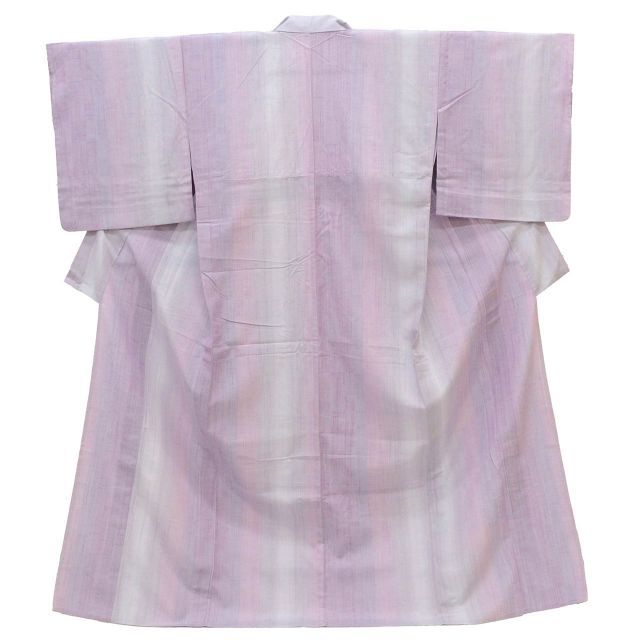 中古】 結城紬 リサイクル 着物 正絹 絹 SILK シルク Lサイズ ちょっと