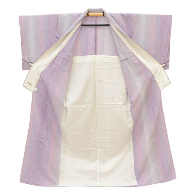 中古】 結城紬 リサイクル 着物 正絹 絹 SILK シルク Lサイズ ちょっと