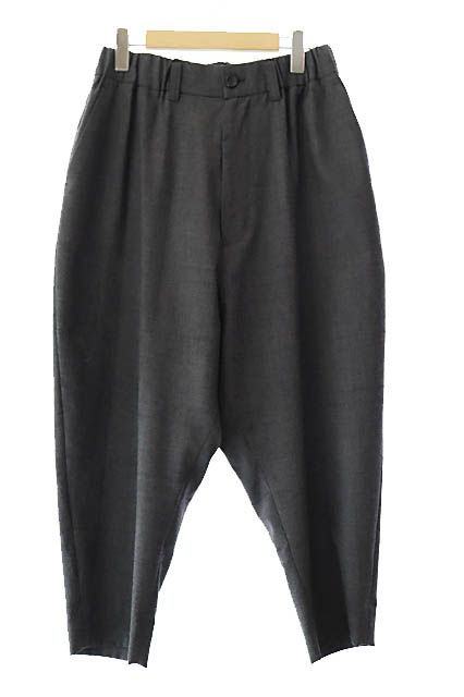 イッセイミヤケ ISSEY MIYAKE MEN メン 20 SS サルエル スラックス パンツ 1 グレー ブランド古着ベクトル 251209
