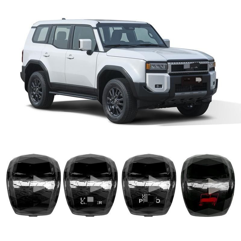 トヨタ ランドクルーザー250 300 プラド Toyota Land Cruiser 250 24年式対応 クリスタルガラスシフトノブ シフトレバーカバー 感アップ 内装ドレスアップ カスタムパーツ