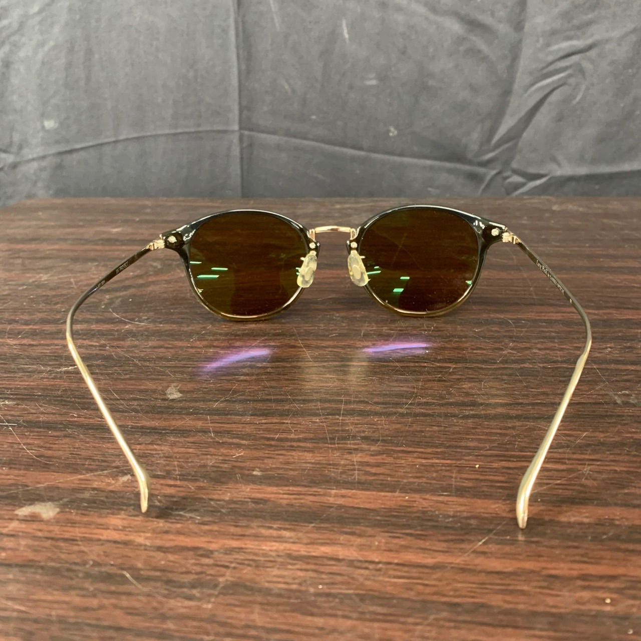 □ 【値下げ交渉可能】金子眼鏡 サングラス L-037 BRH Lazy red by