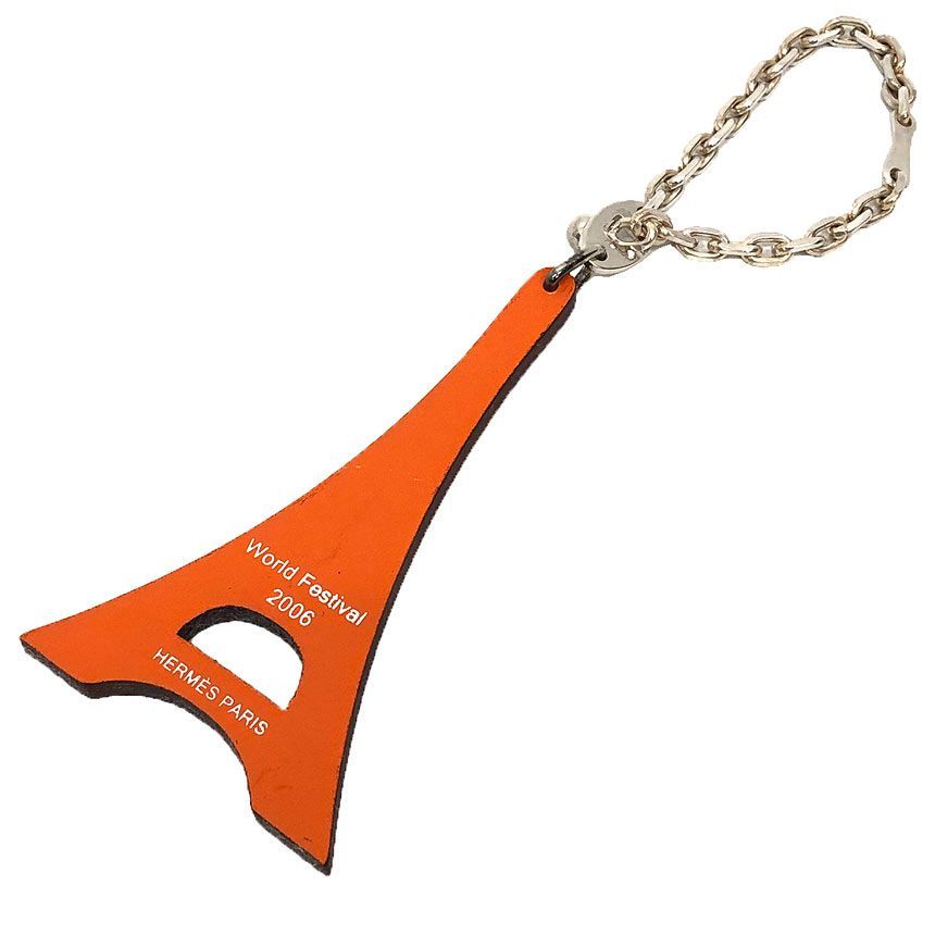 【美品】HERMES エルメス　キーチャーム　フレンチフェスティバル限定 美品】HERMES エルメス キーチャーム フレンチフェスティバル限定