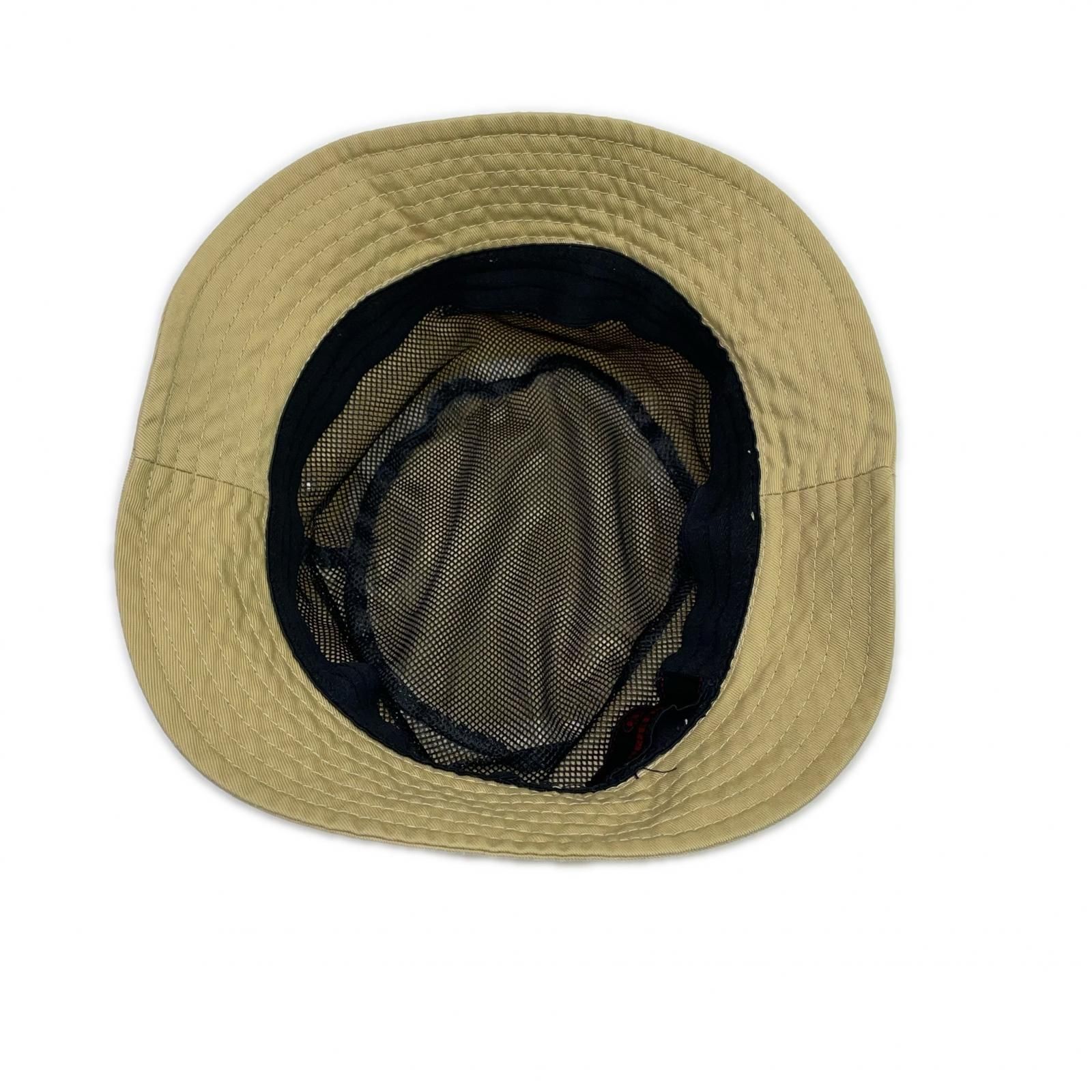 ブリーフィング BRIEFING バケットハット L ベージュ ロゴ刺しゅう