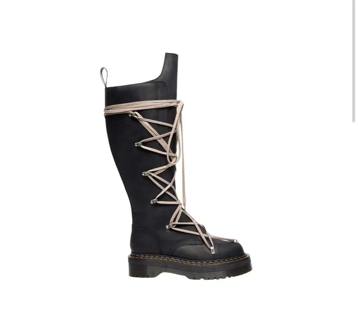 DR. MARTENS ドクターマーチン x RICK OWENS リックオウエンス 1 B 60 クアッド ソール ファンレー スブーツ ブラック