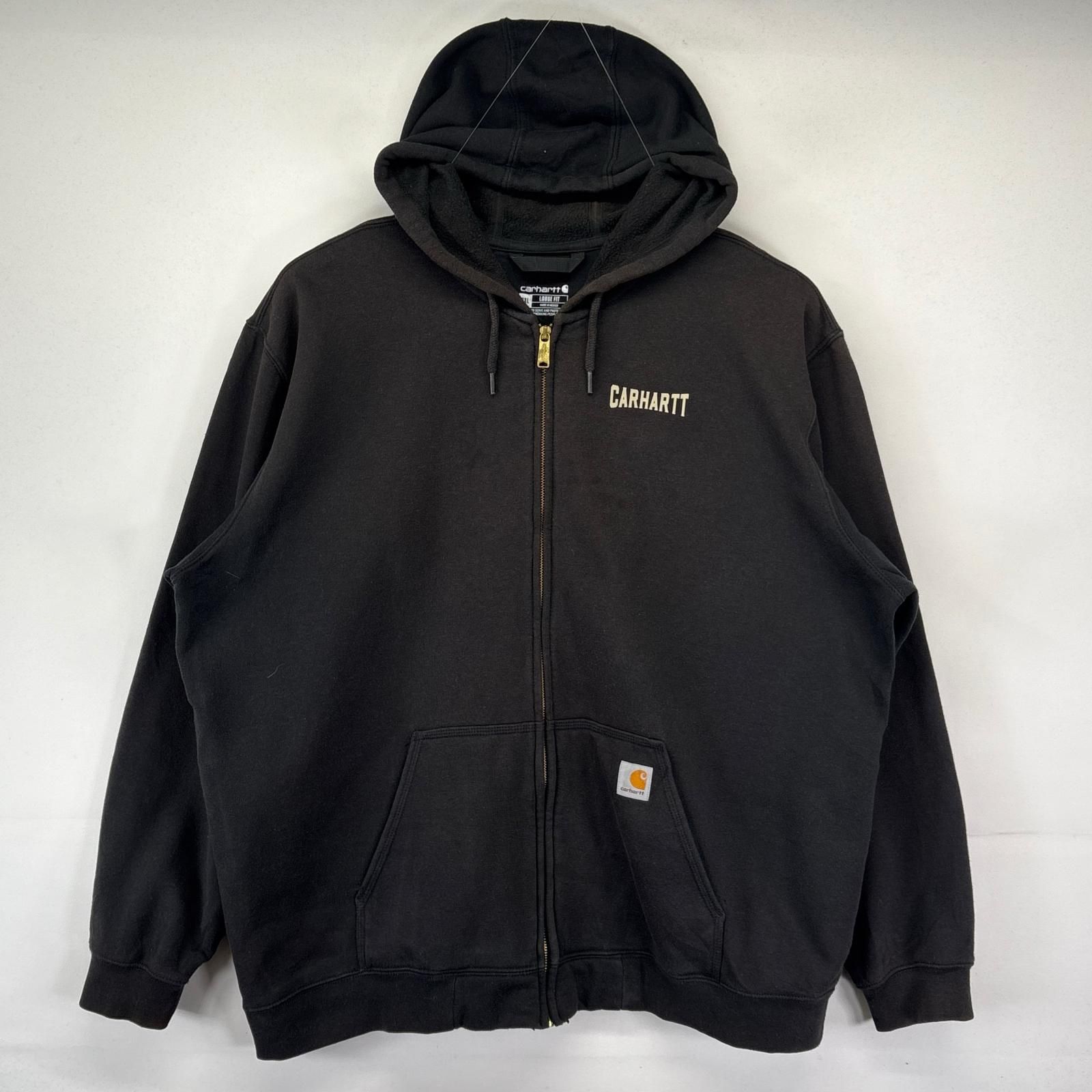 古着 Carhartt ブラックパーカー Lサイズ カーハート Carhartt 