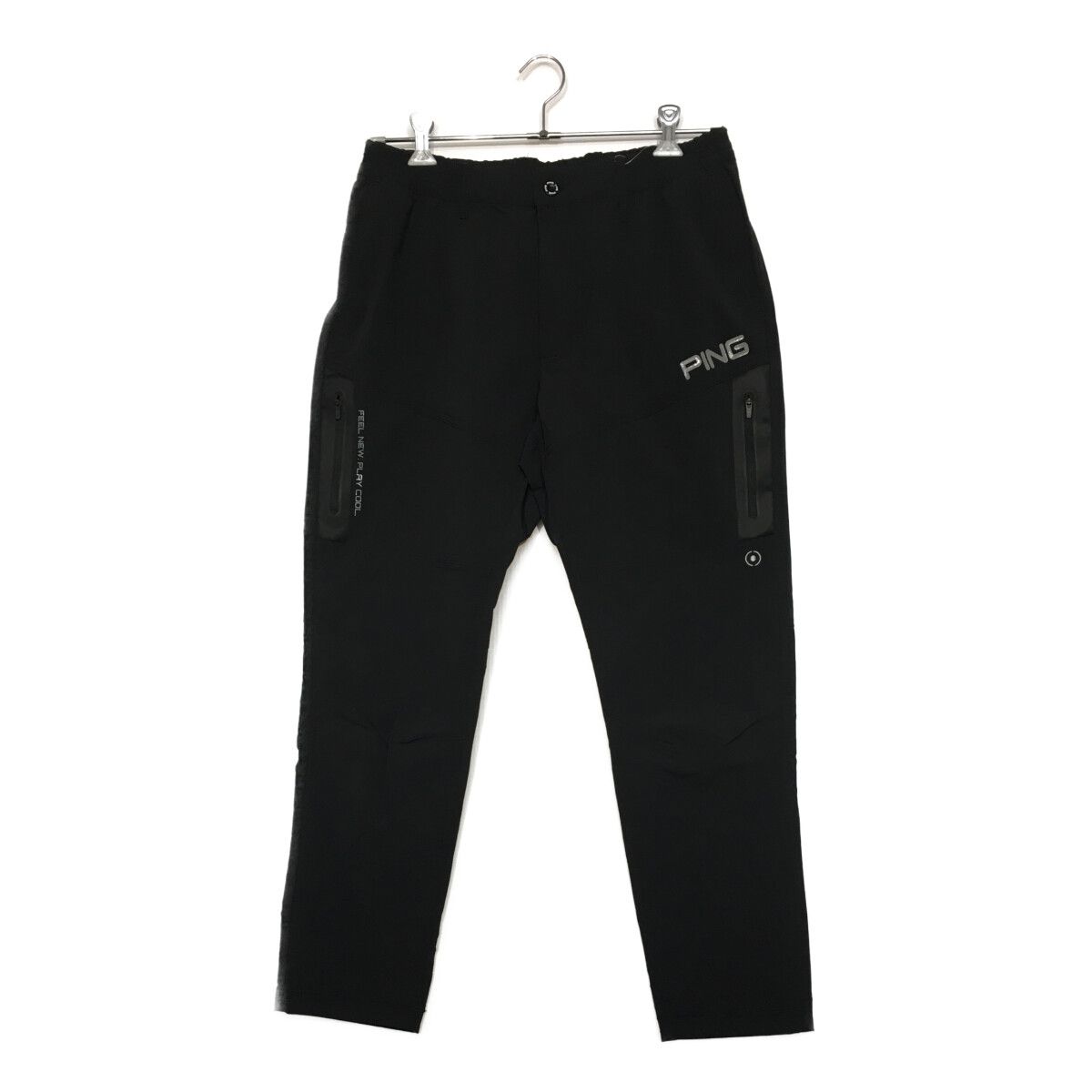 中古 メンズ ピン PING パンツ LL 黒 ブラック 春夏 ストレッチ メンズ