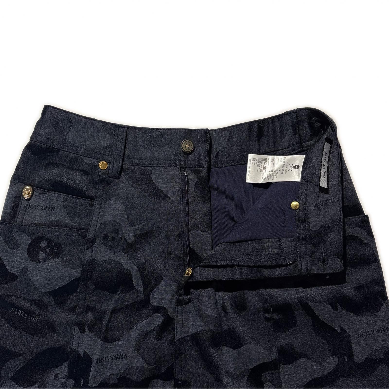 中古 レディース マークアンドロナ MARK&LONA スカート 36(S) ネイビー