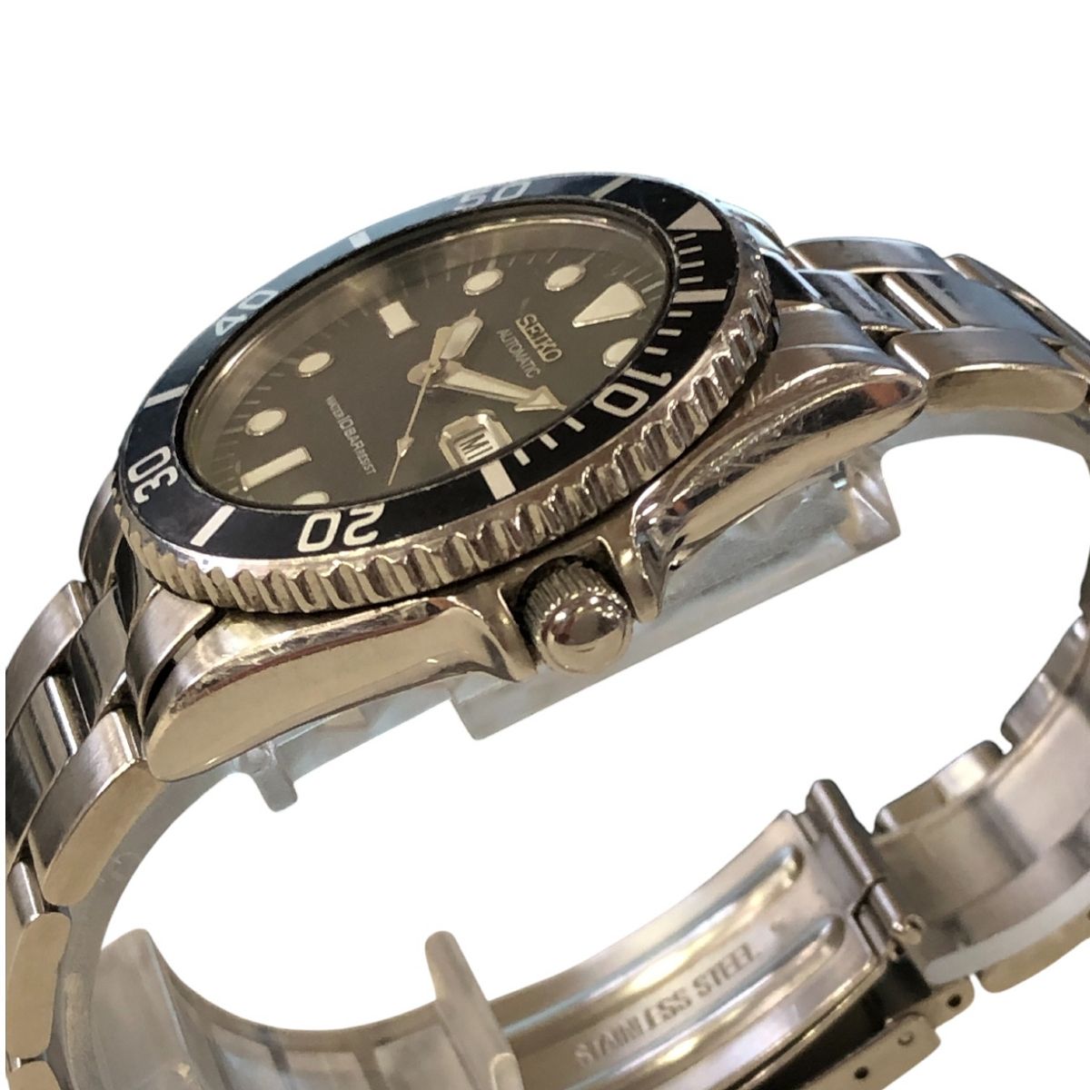 SEIKO セイコー 7S26-0050 ダイバー メンズ 腕時計 黒文字盤 自動巻き