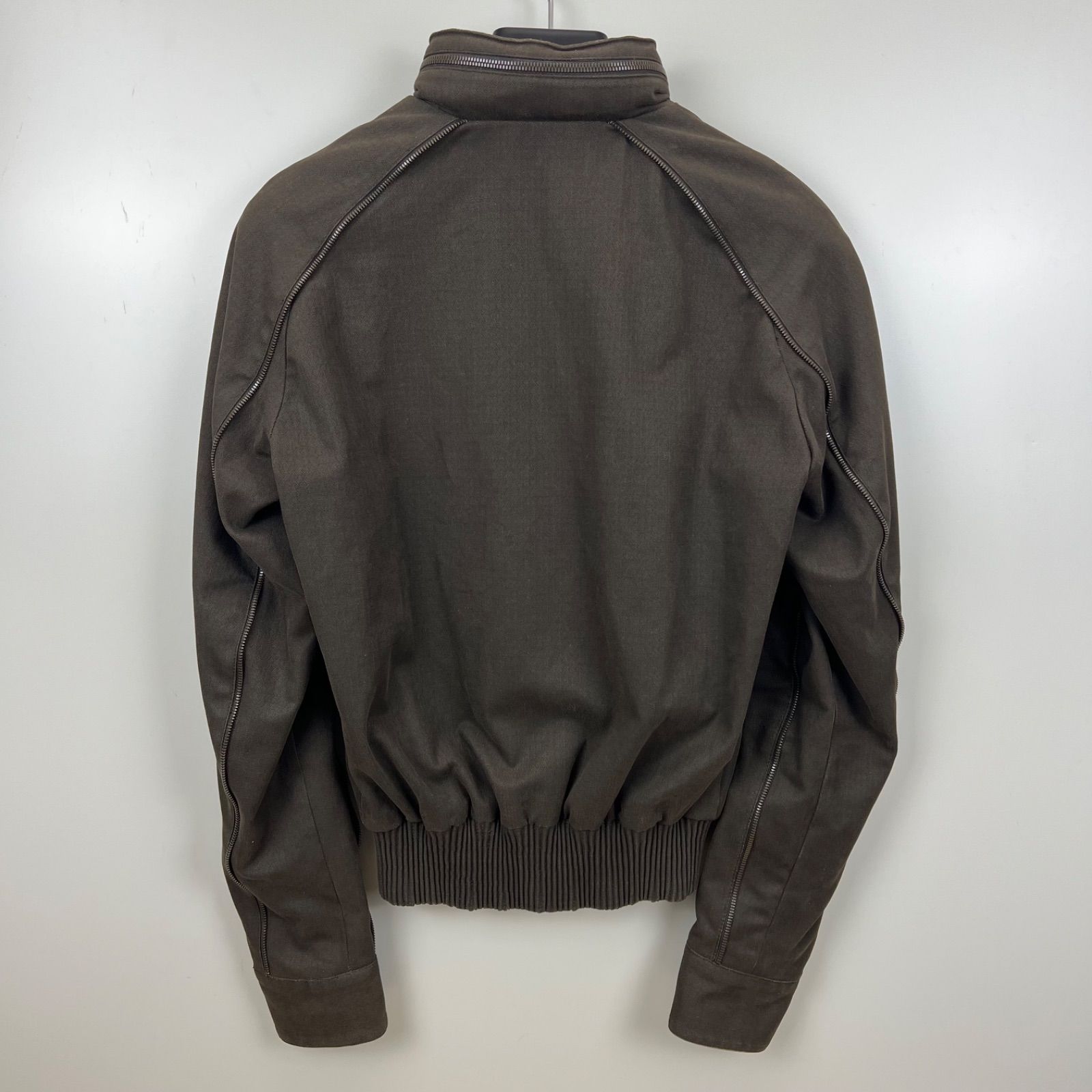 Alexander McQueen 00s 2006 y2k archive zip blouson jacket 44