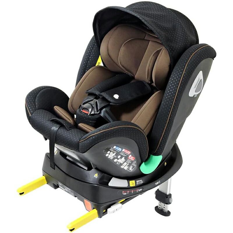 得価，豊富な メーカー正規品 新品 LEAMAN リーマン R129ターンISOFIX グランマ ブラウン 新生児から12歳 チャイルドシート ジュニアシート 車用チャイルドシート