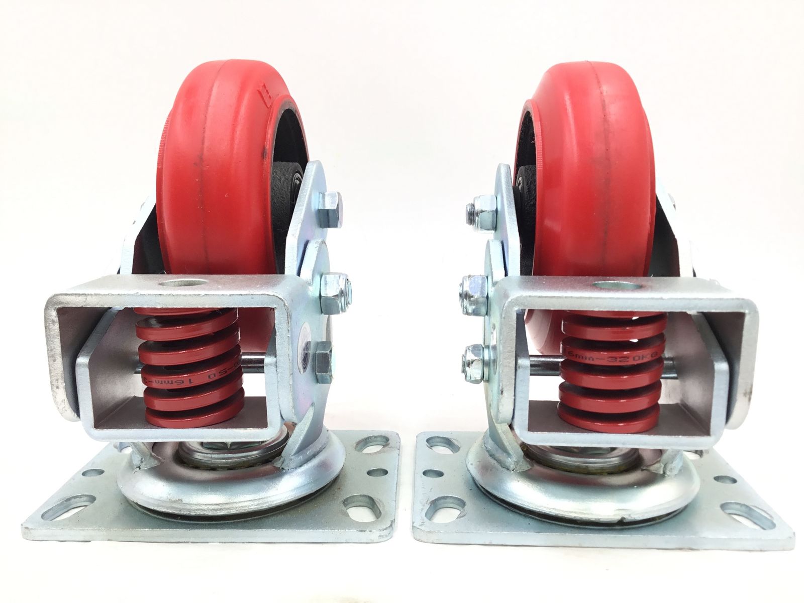  品 ○ヨドノ 緩衝スプリング付キャスター 4点セット エコツー M 02 その他 金物 部品