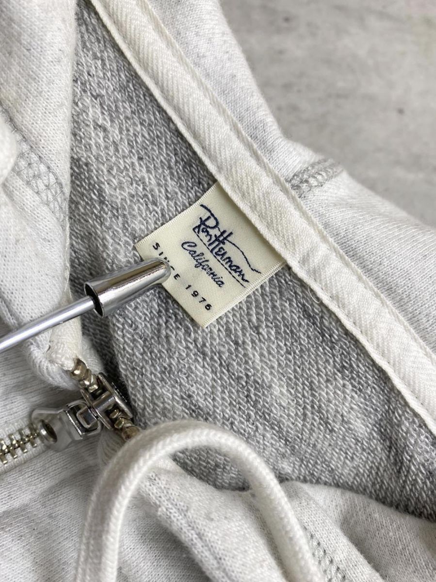 Ron Herman ロンハーマン コットン ダブルジップ パーカー スウェット