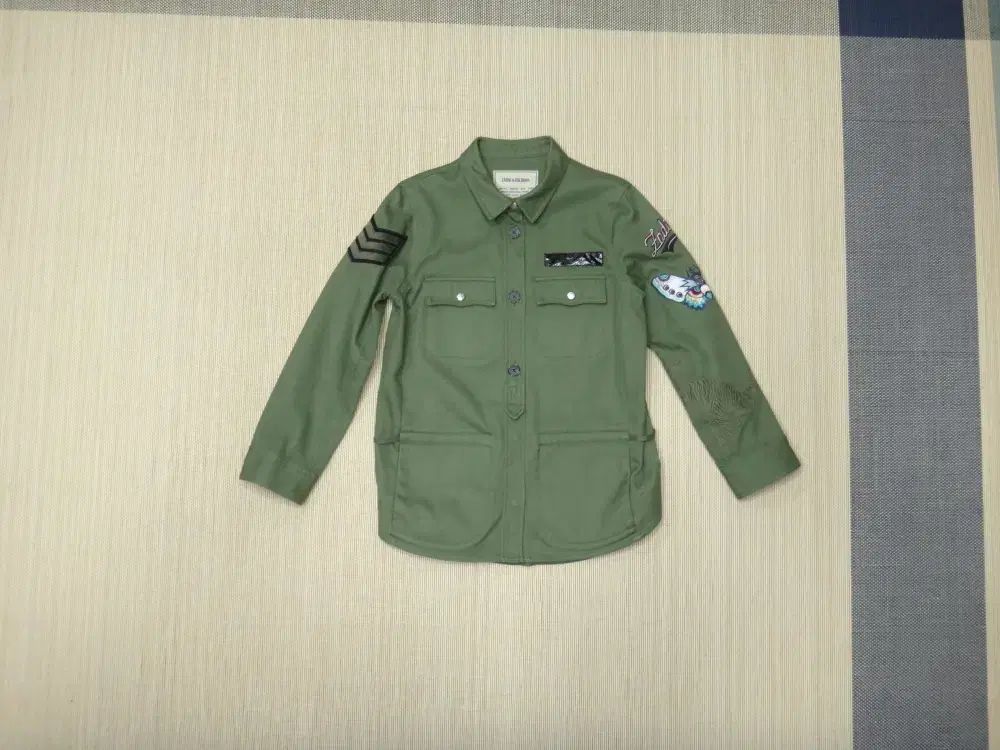 44반-55 ザディグ エ ヴォルテール タックル ブロード ミリタリー マウンテンパーカー